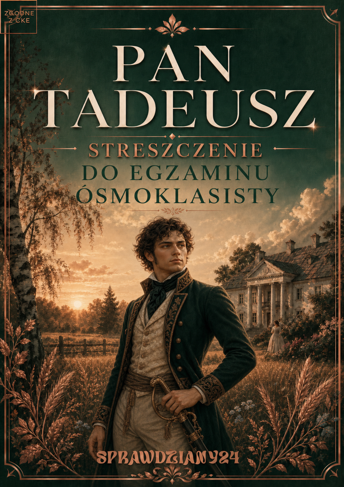 PAN TADEUSZ – STRESZCZENIE SZCZEGÓŁOWE DO EGZAMINU ÓSMOKLASISTY 2027 EBOOK