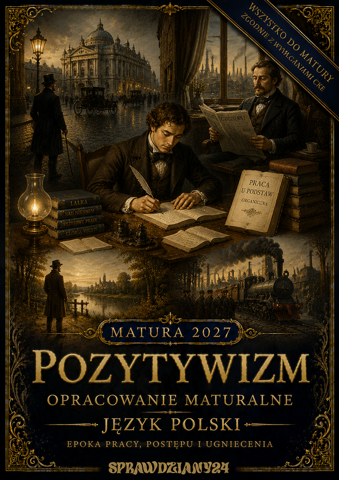 POZYTYWIZM – OPRACOWANIE MATURALNE DO MATURY Z JĘZYKA POLSKIEGO 2027 EBOOK