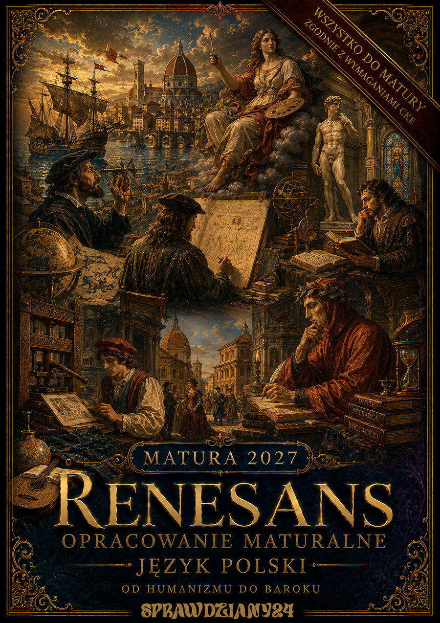 RENESANS – OPRACOWANIE MATURALNE DO MATURY Z JĘZYKA POLSKIEGO 2027 EBOOK