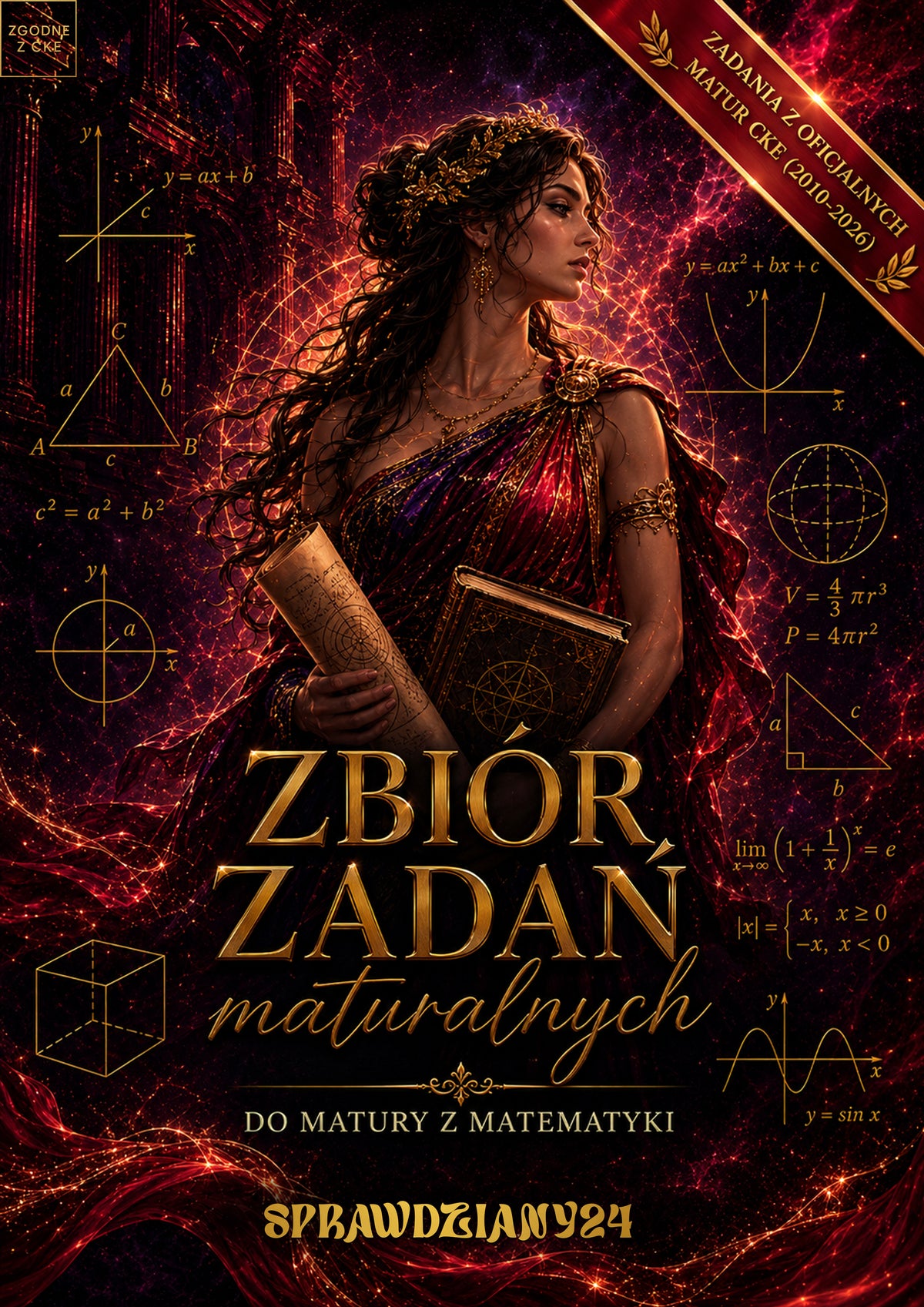 Zbiór zadań maturalnych z matematyki 2010–2026 – poziom podstawowy | PONAD 1800 ZADAŃ | 2 EBOOKI