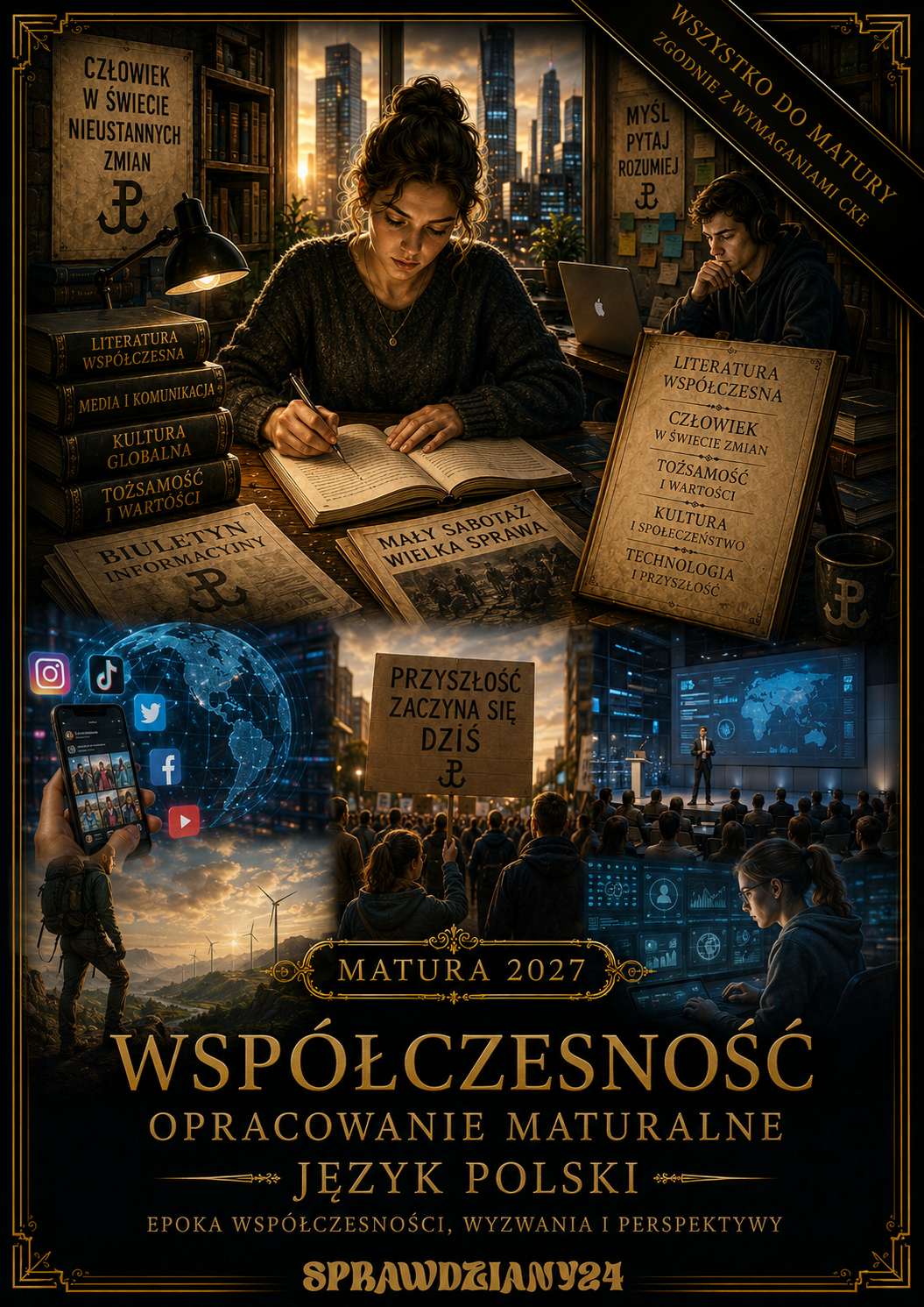 WSPÓŁCZESNOŚĆ – OPRACOWANIE MATURALNE DO MATURY Z JĘZYKA POLSKIEGO 2027 EBOOK