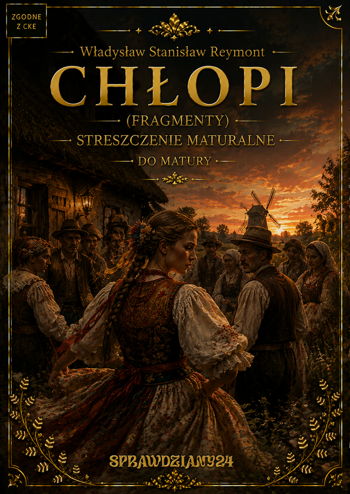 CHŁOPI – OPRACOWANIE MATURALNE DO MATURY Z JĘZYKA POLSKIEGO 2027 EBOOK