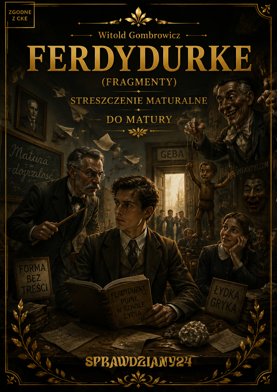 FERDYDURKE – OPRACOWANIE MATURALNE DO MATURY Z JĘZYKA POLSKIEGO 2027 EBOOK