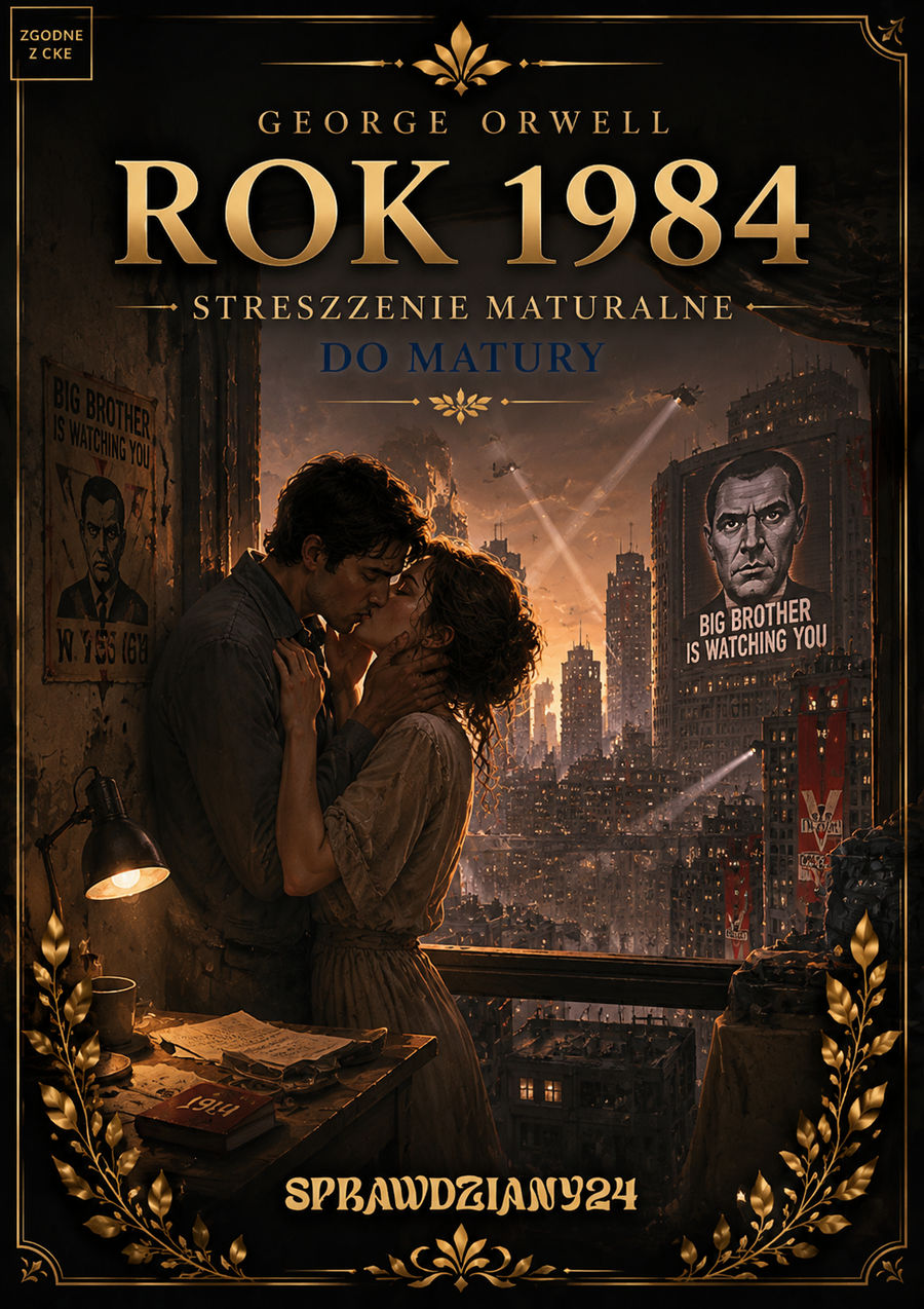 ROK 1984 – OPRACOWANIE MATURALNE DO MATURY Z JĘZYKA POLSKIEGO 2027 EBOOK