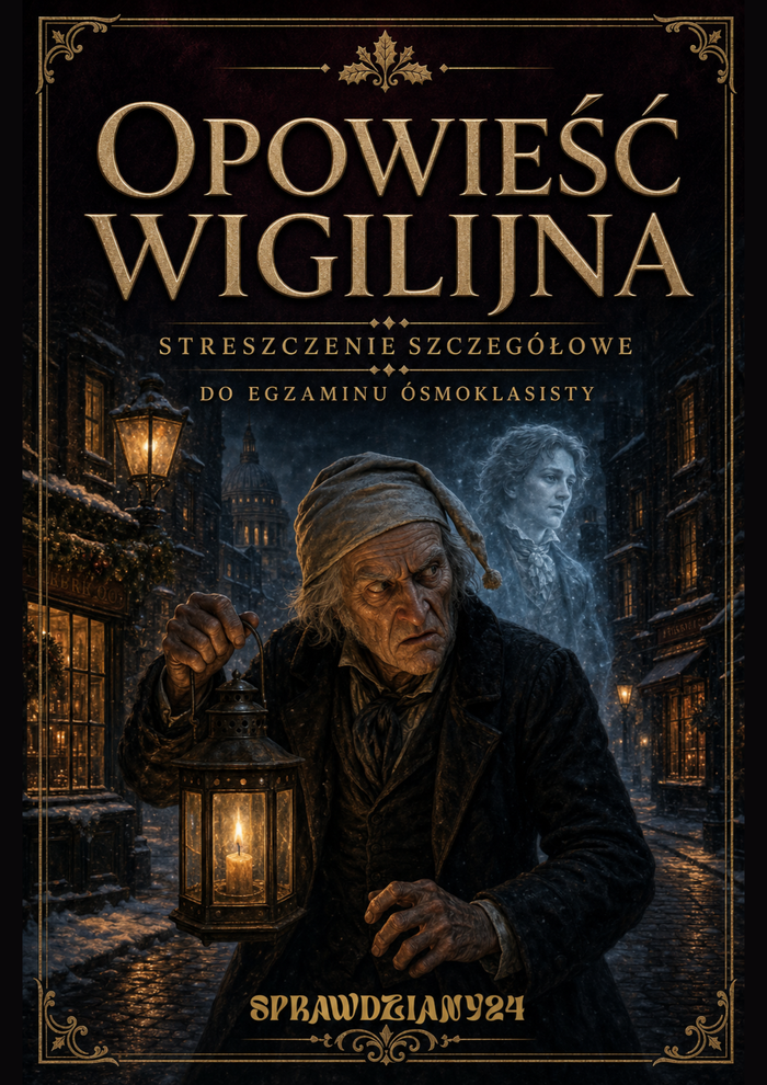 OPOWIEŚĆ WIGILIJNA – STRESZCZENIE SZCZEGÓŁOWE EGZAMIN ÓSMOKLASISTY 2027 EBOOK PDF