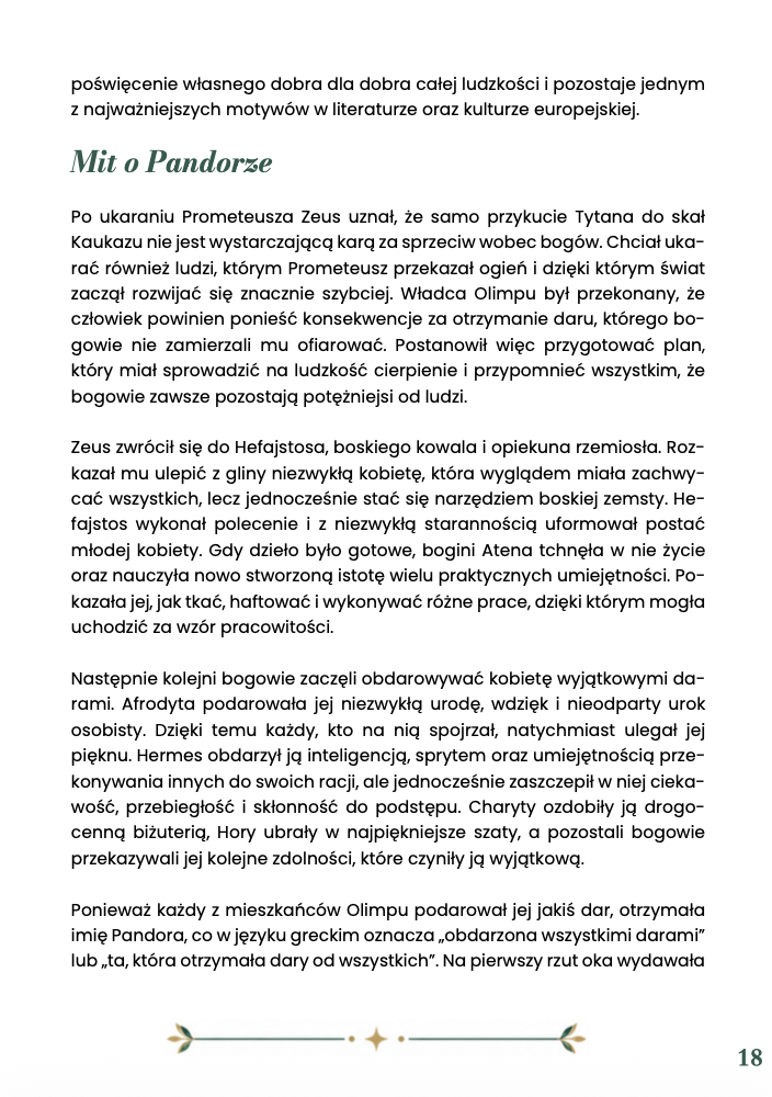 MITOLOGIA – STRESZCZENIE MATURALNE 2027 EBOOK DO MATURY Z JĘZYKA POLSKIEGO 2027