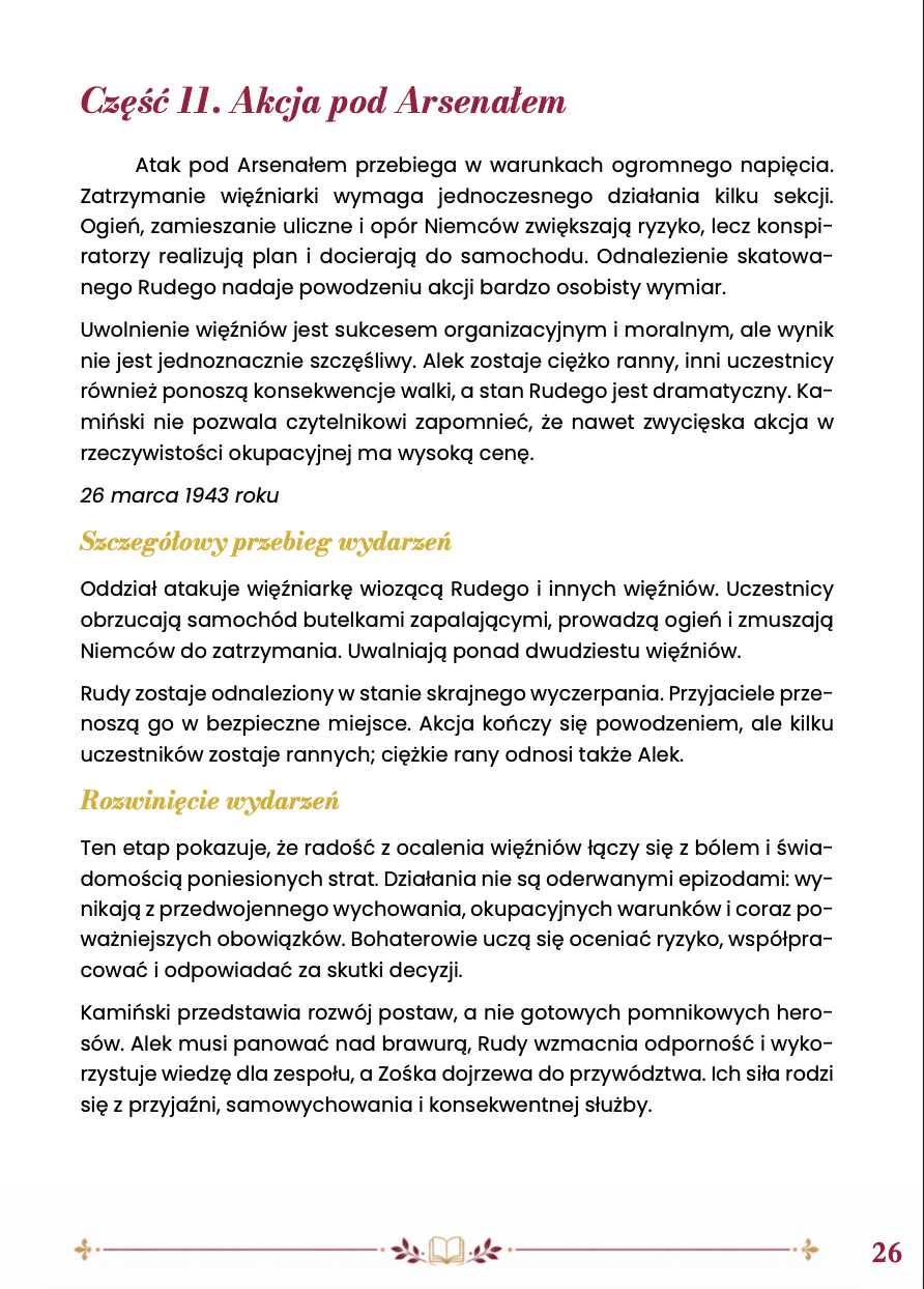 KAMIENIE NA SZANIEC – STRESZCZENIE SZCZEGÓŁOWE EGZAMIN ÓSMOKLASISTY 2027 EBOOK
