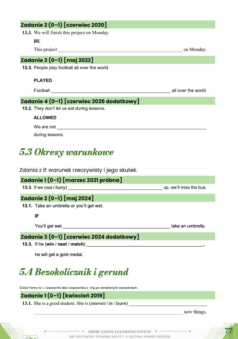 JĘZYK ANGIELSKI - ZBIÓR ZADAŃ EGZAMINACYJNYCH DO EGZAMINU ÓSMOKLASISTY Z ANGIELSKIEGO EBOOK 2027