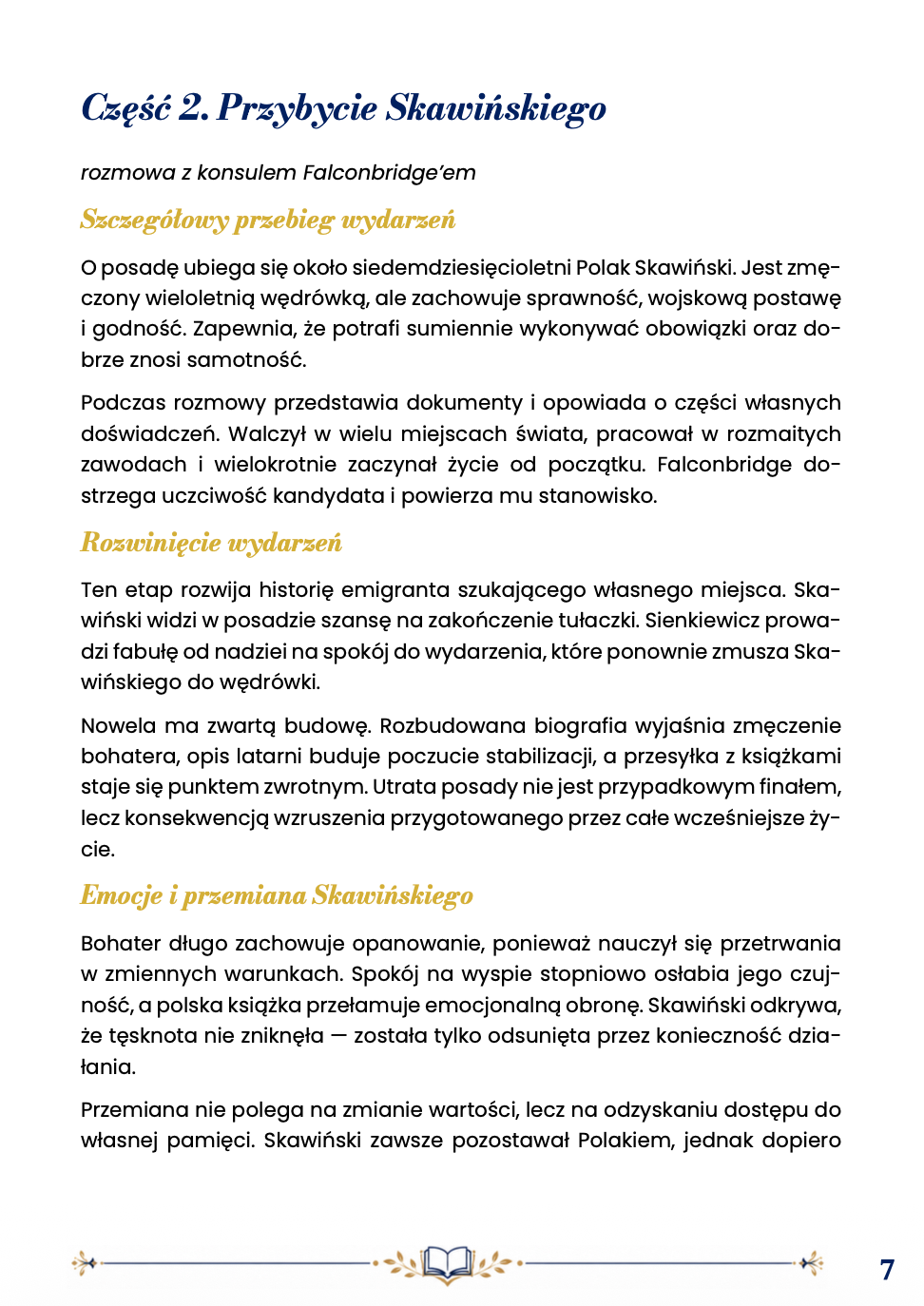 LATARNIK – STRESZCZENIE SZCZEGÓŁOWE DO EGZAMINU ÓSMOKLASISTY 2027 EBOOK