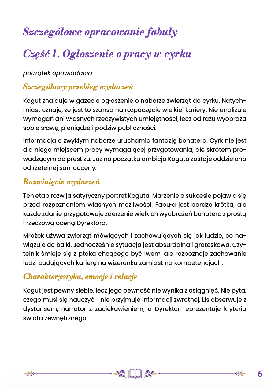 ARTYSTA – STRESZCZENIE SZCZEGÓŁOWE DO EGZAMINU ÓSMOKLASISTY 2027 EBOOK
