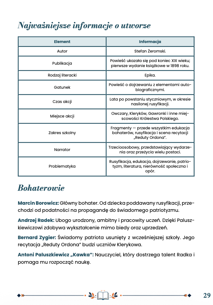 SYZYFOWE PRACE – STRESZCZENIE SZCZEGÓŁOWE DO EGZAMINU ÓSMOKLASISTY 2027 EBOOK