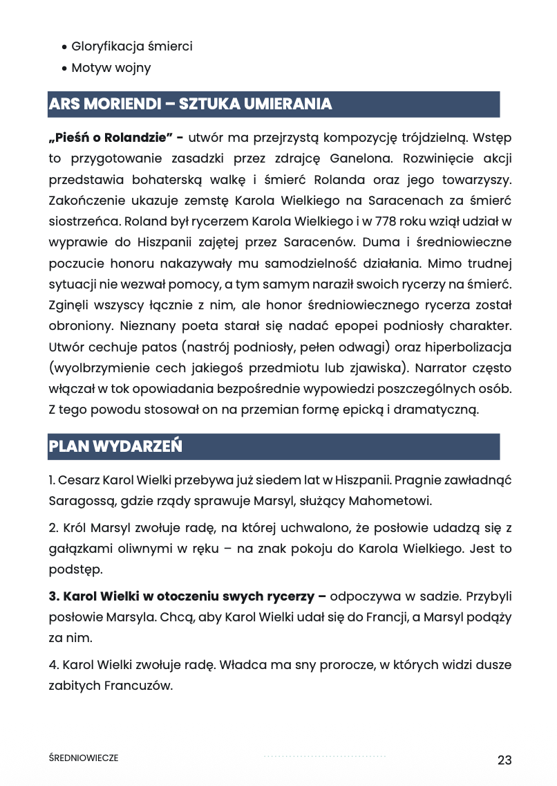 ŚREDNIOWIECZE – OPRACOWANIE MATURALNE DO MATURY Z JĘZYKA POLSKIEGO 2027 EBOOK