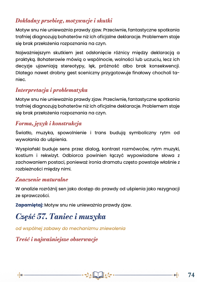 WESELE – OPRACOWANIE MATURALNE DO MATURY Z JĘZYKA POLSKIEGO 2027 EBOOK