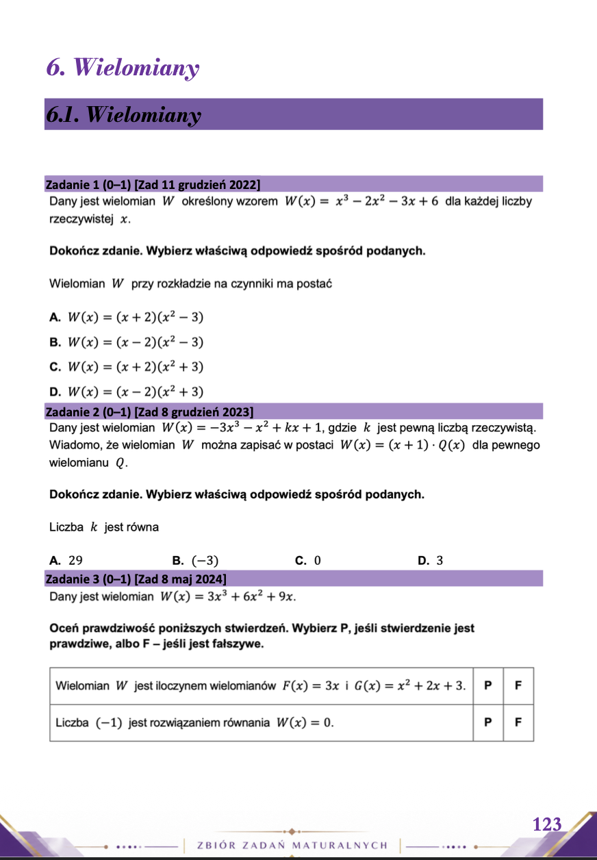 ZBIÓR ZADAŃ MATURALNYCH Z MATEMATYKI 2022–2026 – OFICJALNE ZADANIA MATURALNE CKE | MATURA 2027 | EBOOK