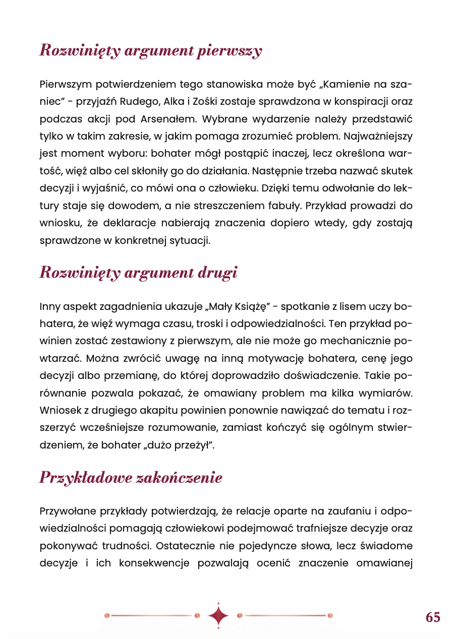 FORMY PISEMNE DO EGZAMINU ÓSMOKLASISTY 2027 ROZPRAWKA • PRZEMÓWIENIE • OPOWIADANIE  EBOOK