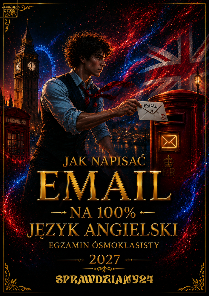 JAK NAPISAĆ EMAIL NA 100% – JĘZYK ANGIELSKI EGZAMIN ÓSMOKLASISTY 2027 EBOOK