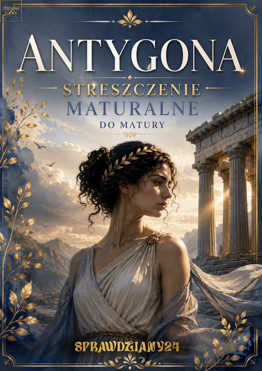 ANTYGONA STRESZCZENIE MATURALNE DO MATURY Z JĘZYKA POLSKIEGO EBOOK 2027