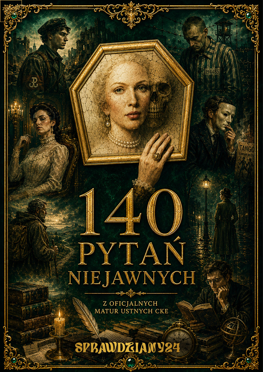 140 PYTAŃ NIEJAWNYCH DO MATURY USTNEJ Z JĘZYKA POLSKIEGO 2027 EBOOK
